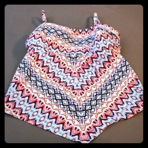 Lane Bryant Swim Tankini Top SZ 22